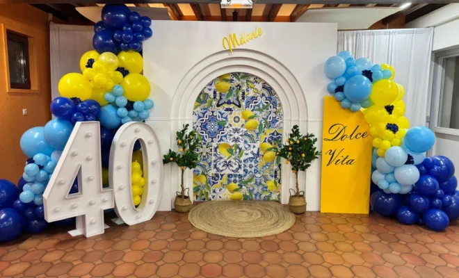 Décoration Anniversaire DOLCE VITA, Chantilly, Nathalie Caron Event's Créations